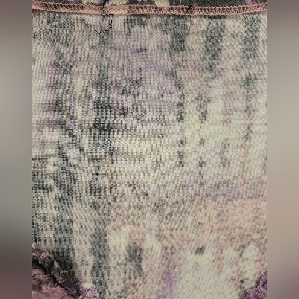 Purple Tie-Dye Women's Top - Picture 3 of 3